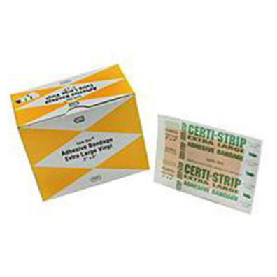 Bandage Strips Plastic Certi-Strip 2x3" Flexible Flesh LF 50/Bx, 10 BX/CA - Surgical Supplies NY